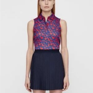J.Lindeberg Dena Flower Print Polo